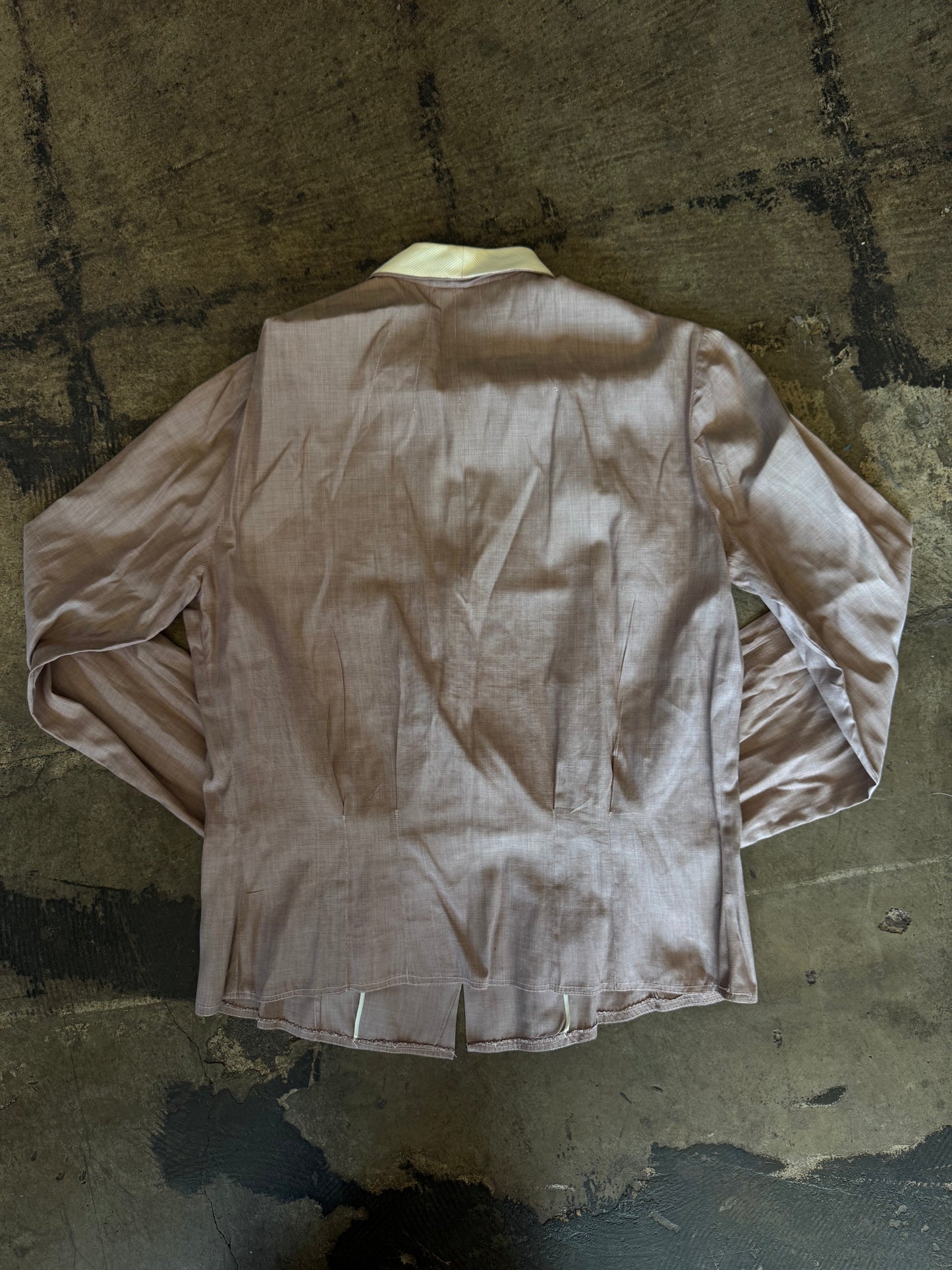 Handmade Maroon Button Up Blouse
