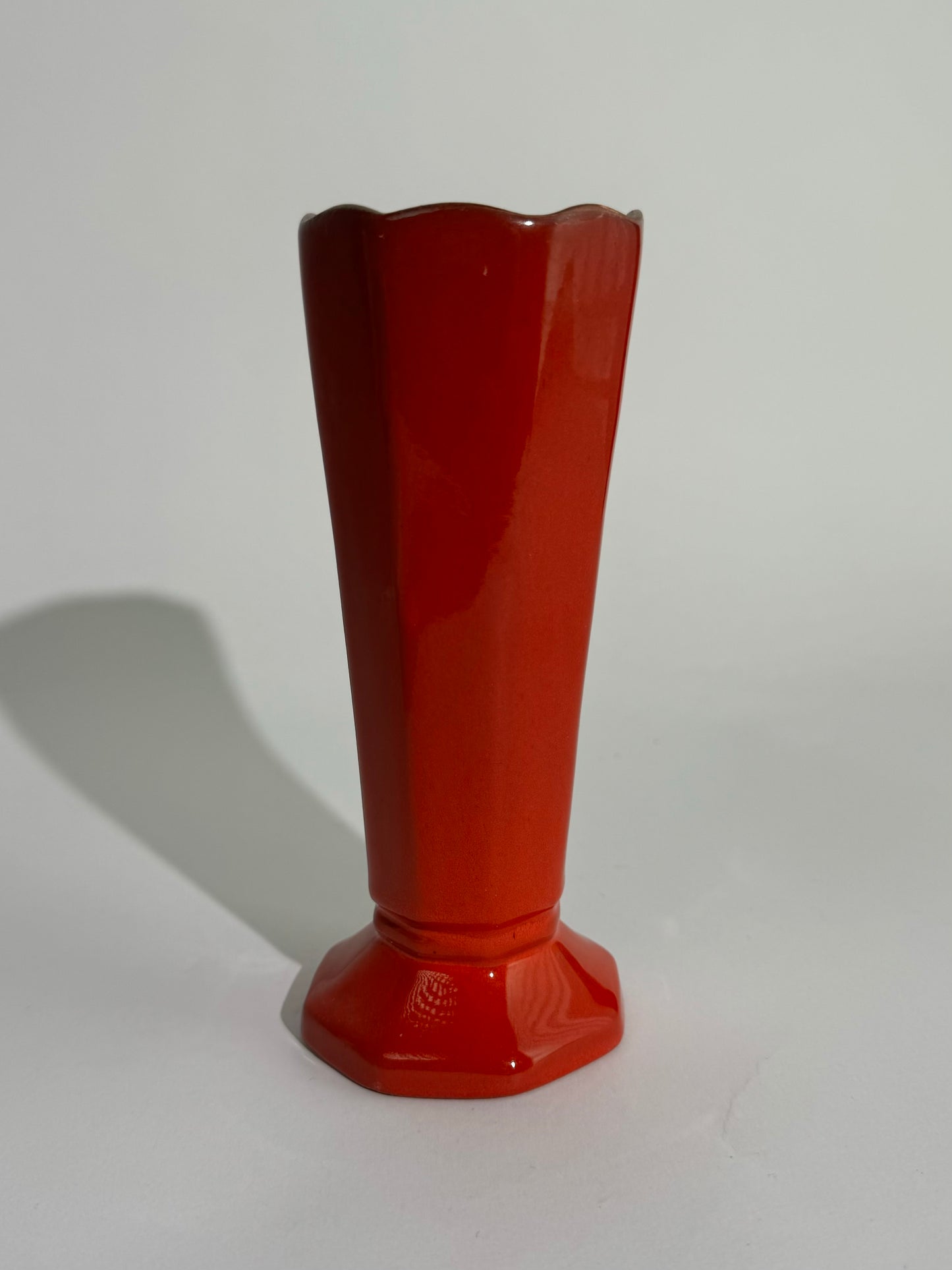 Frankoma Red Goblet