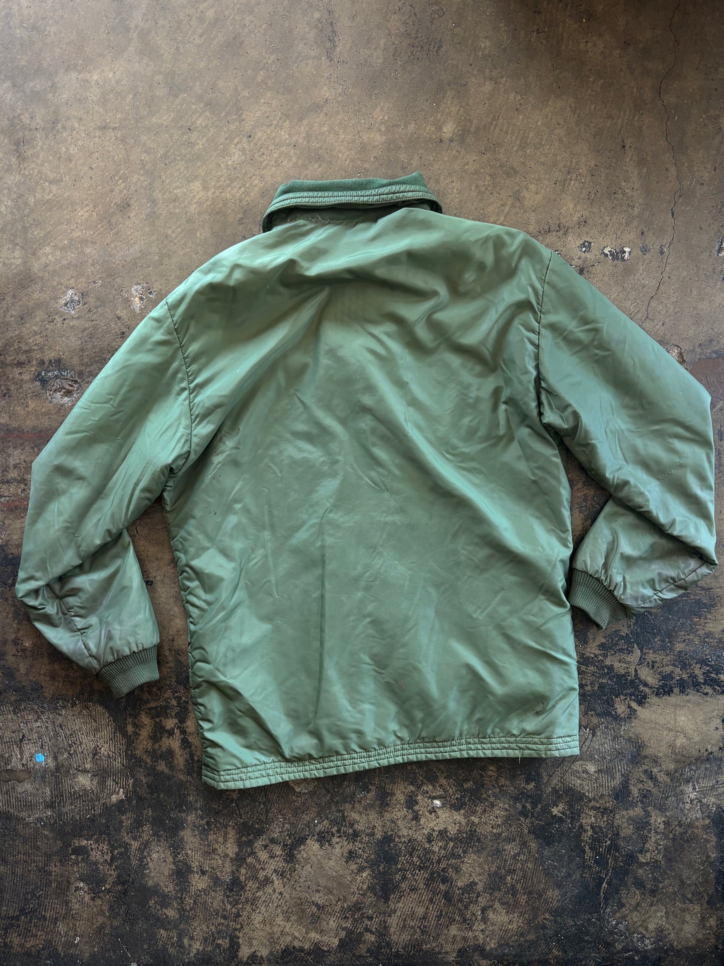 Olive White Stag Hooded Jacket