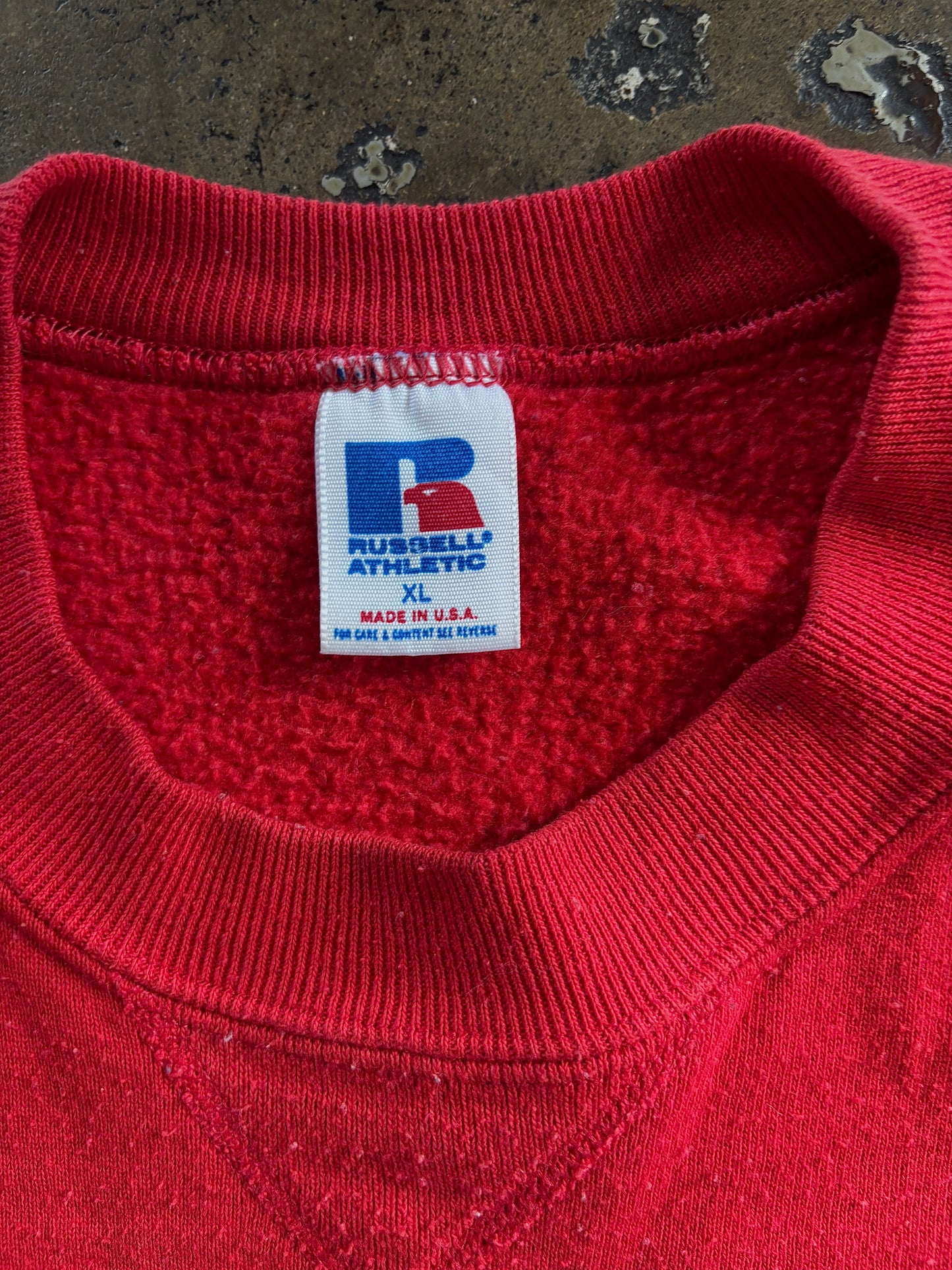 Red Russell Crewneck Sweater