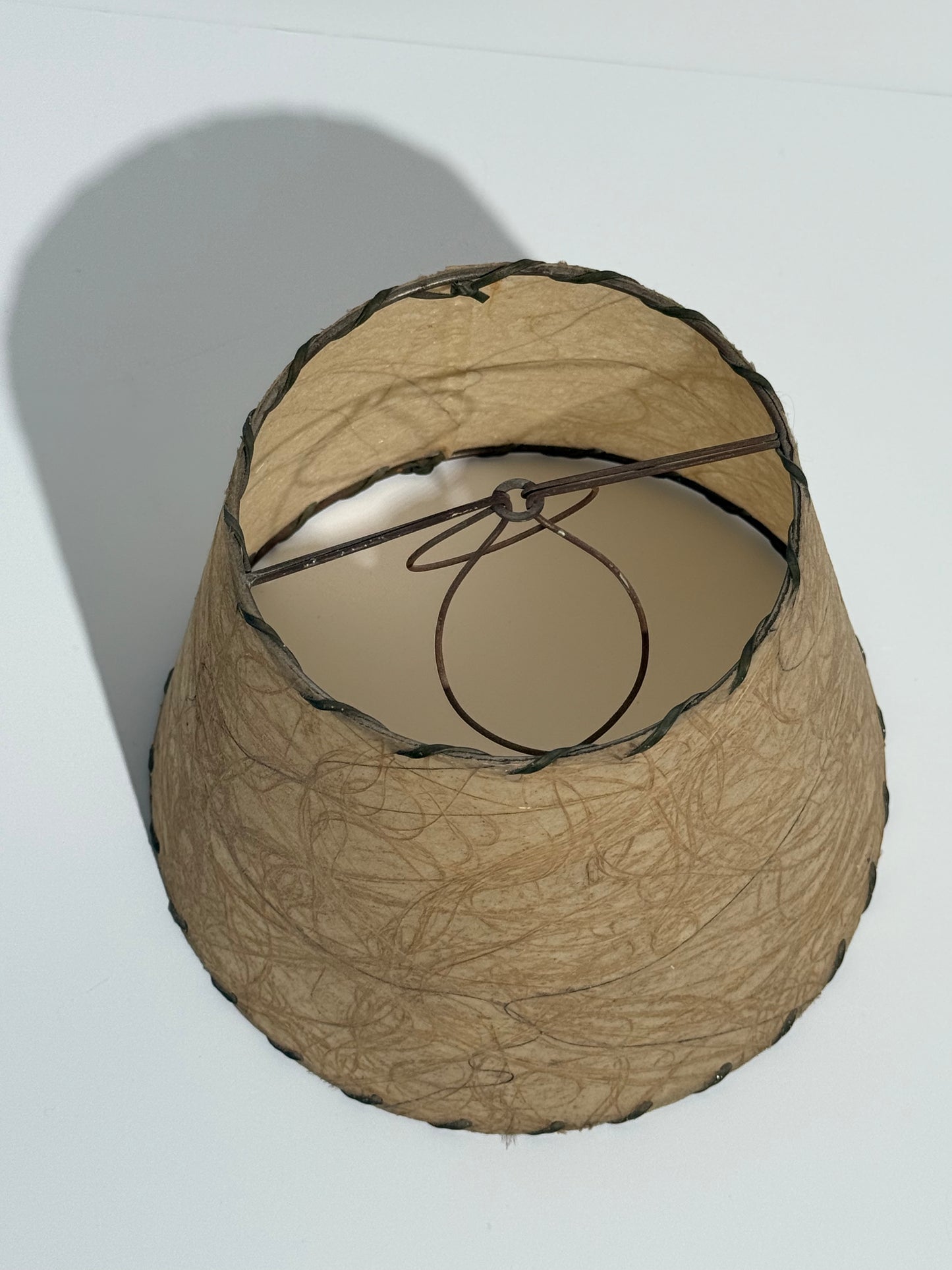 Rawhide + Horsehair Lampshade