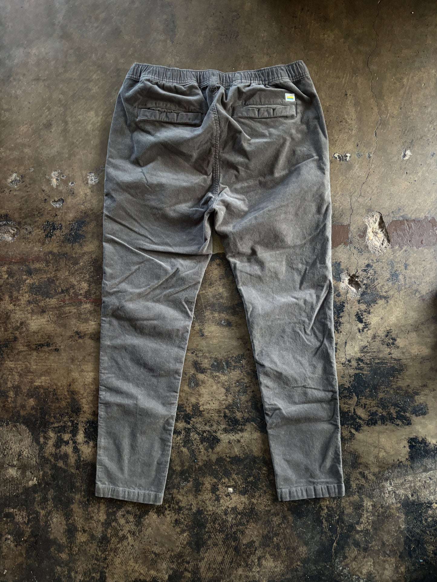 Gray Corduroy Vuori Pants