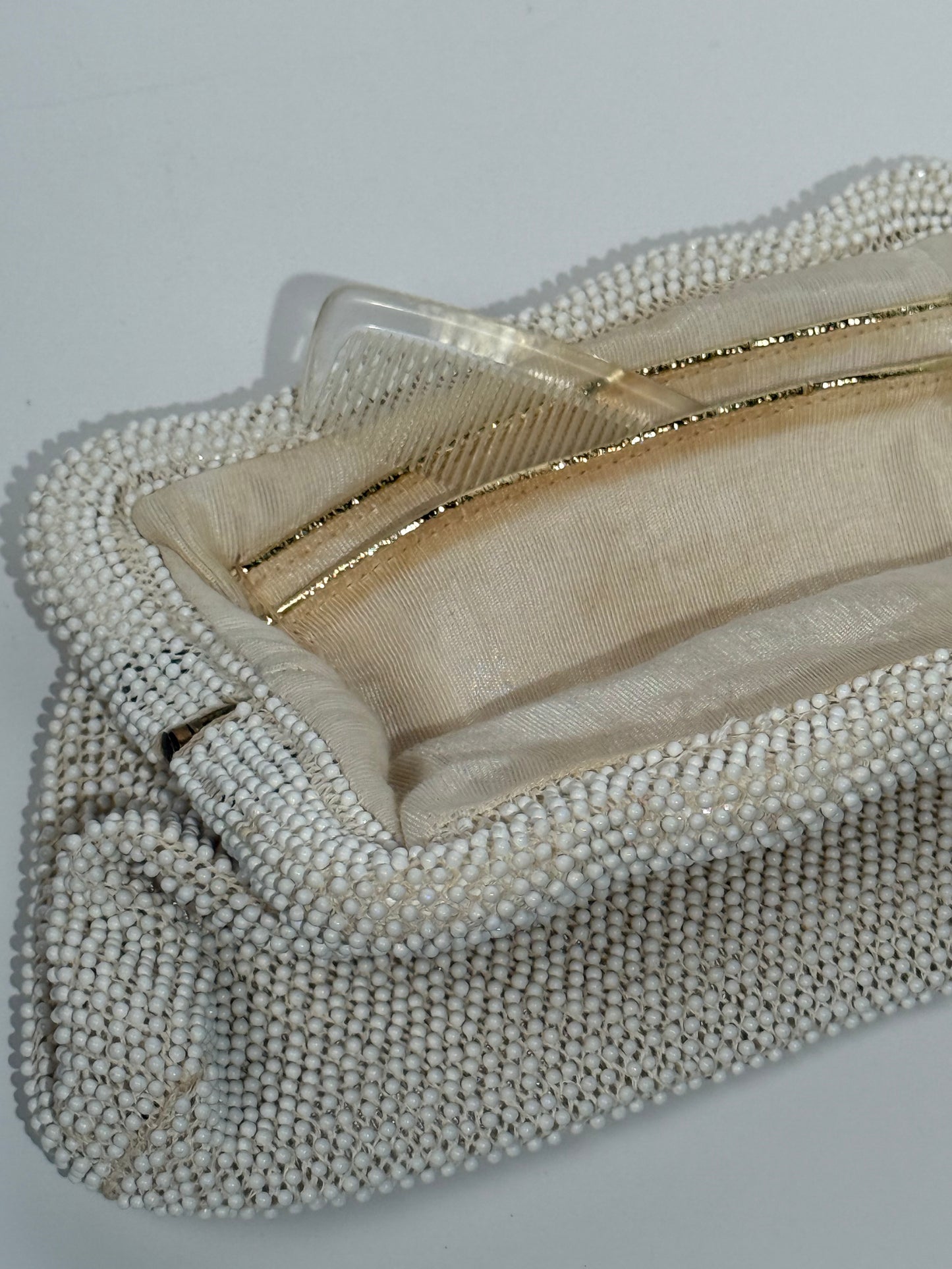 Ivory Beaded Bag