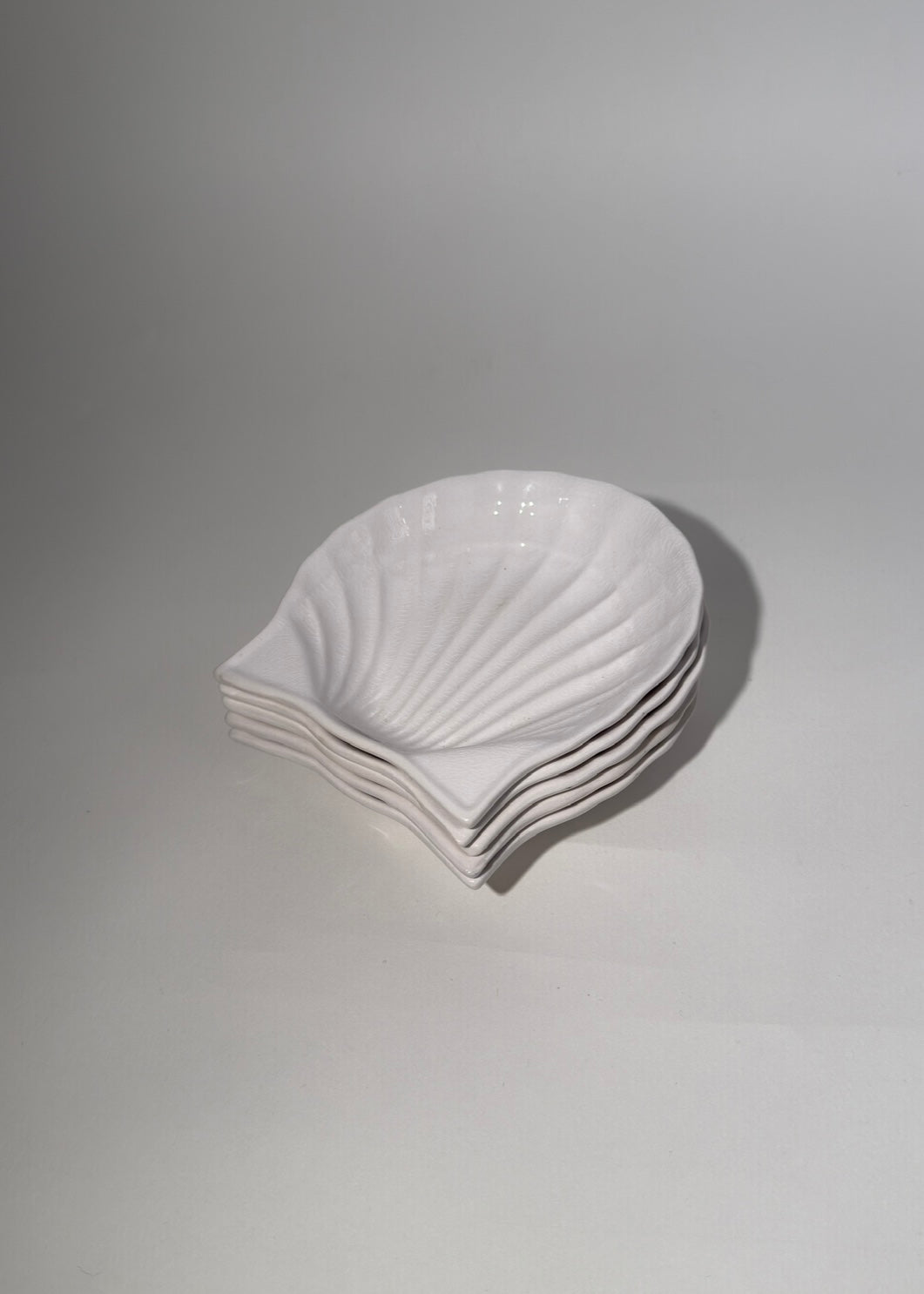 White Ceramic Seashell Dish