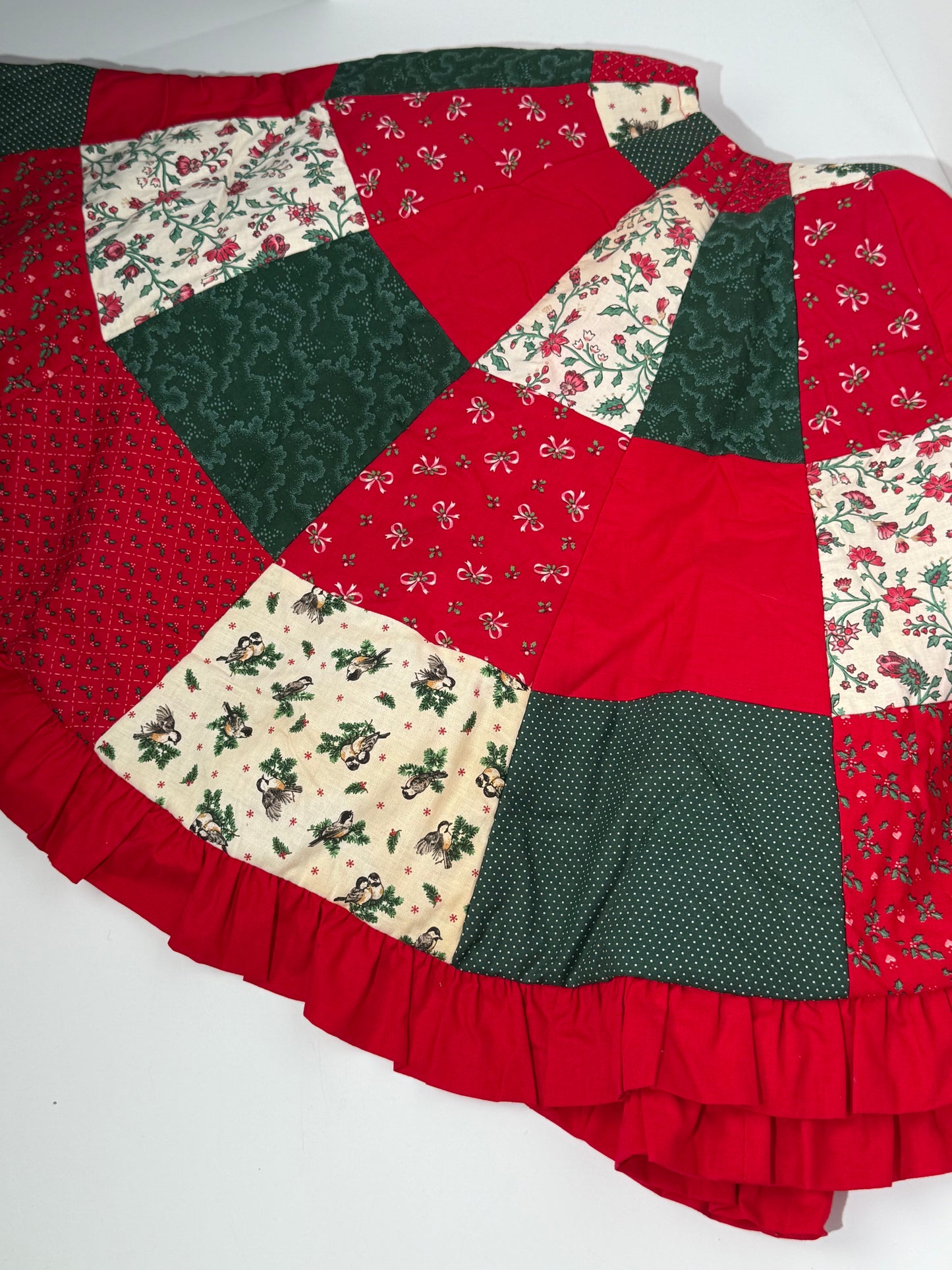 Patchwork Christmas Tree Skirt