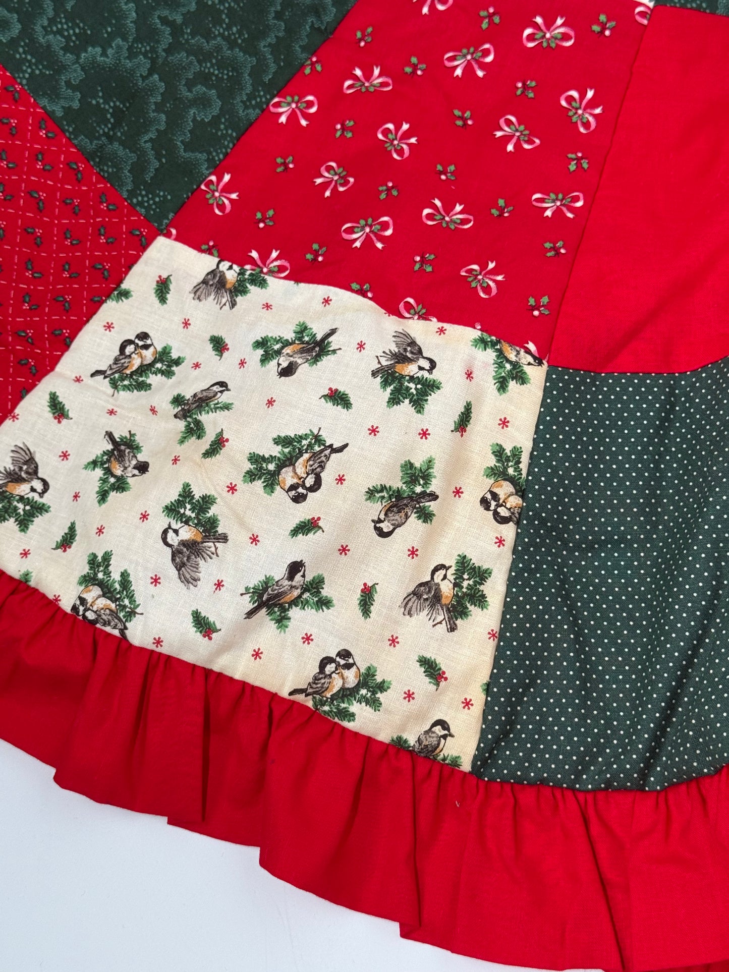 Patchwork Christmas Tree Skirt