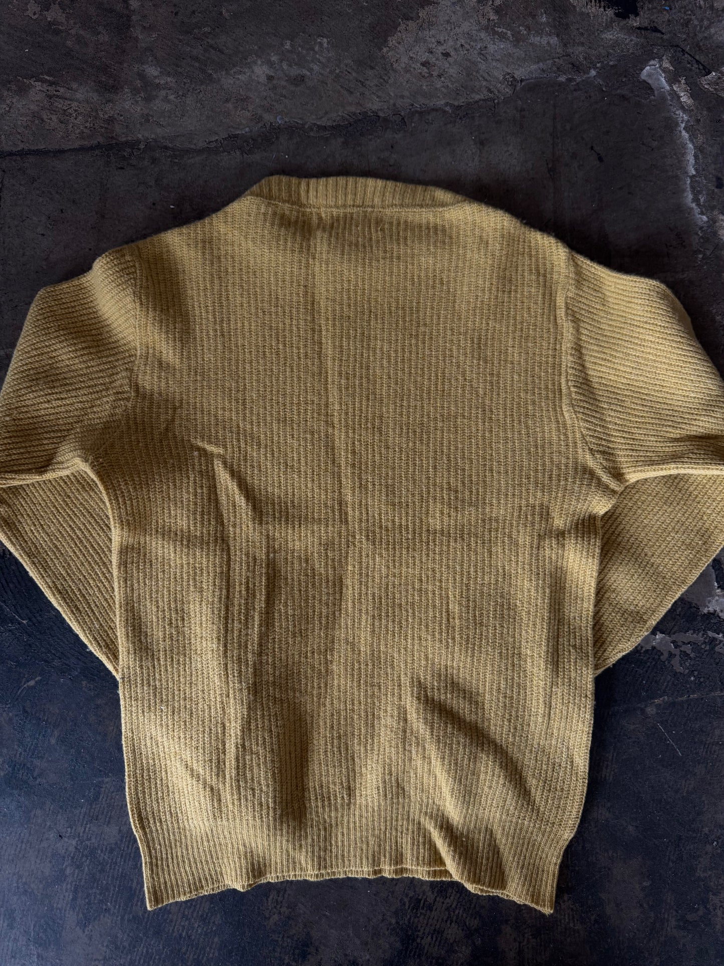 Robert Bruce Tivoli Mustard Yellow Knit Sweater