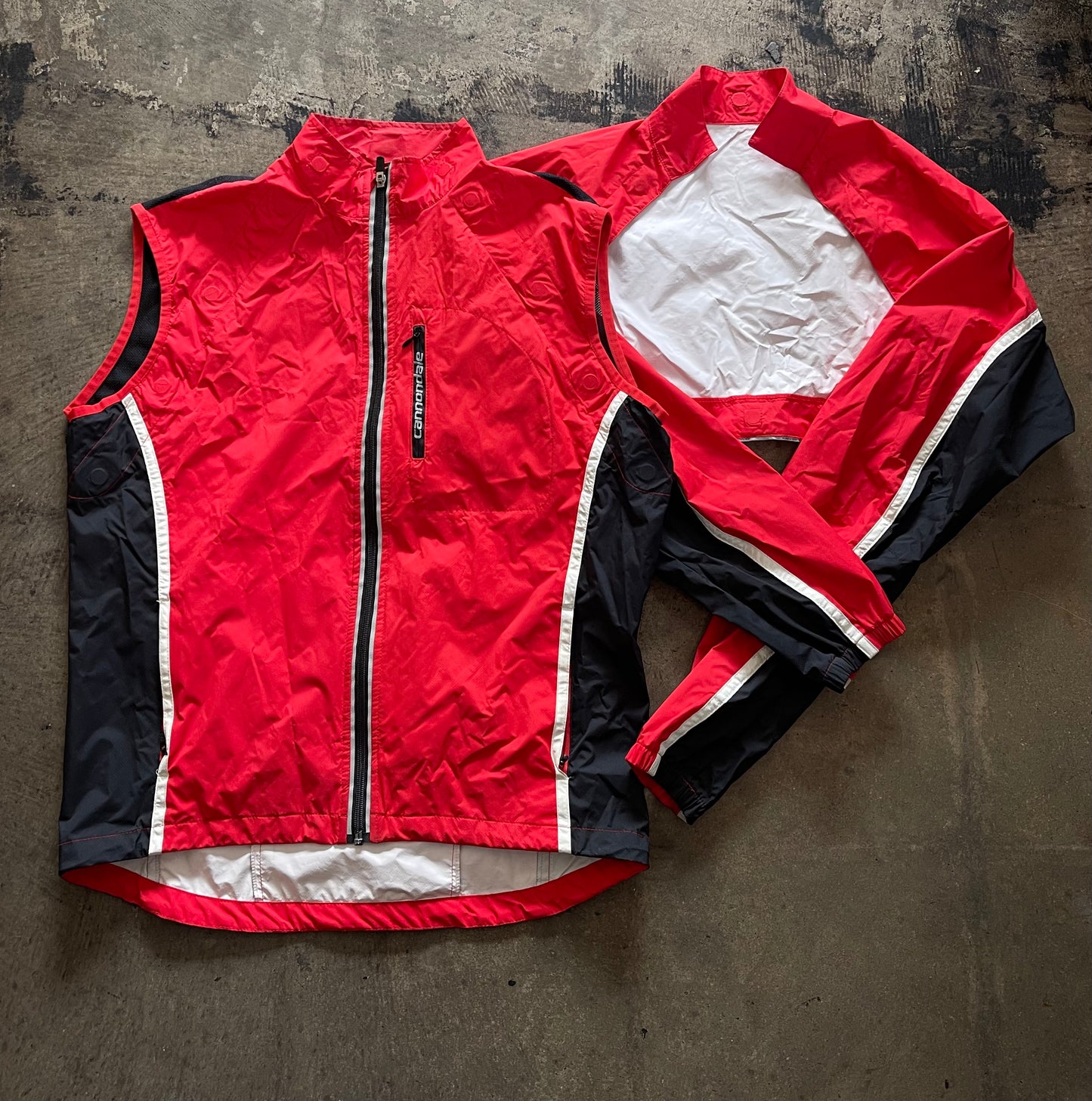 Red Cannondale Cycling Jacket