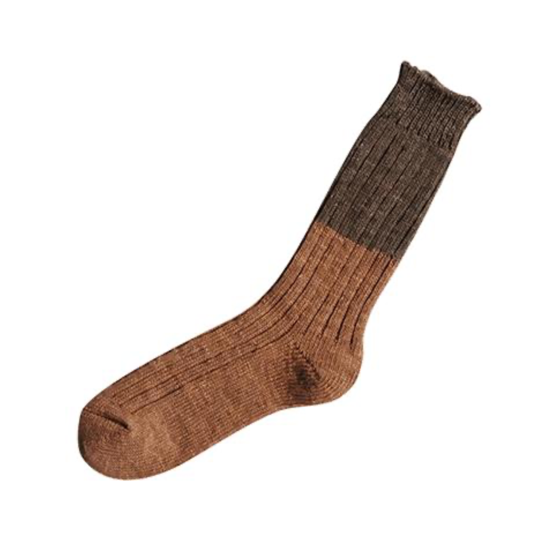 Wool Cotton Slab Socks