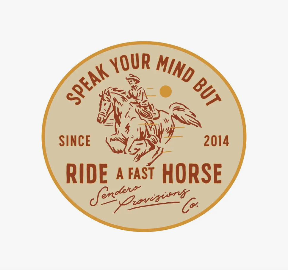 Fast Horse Sticker