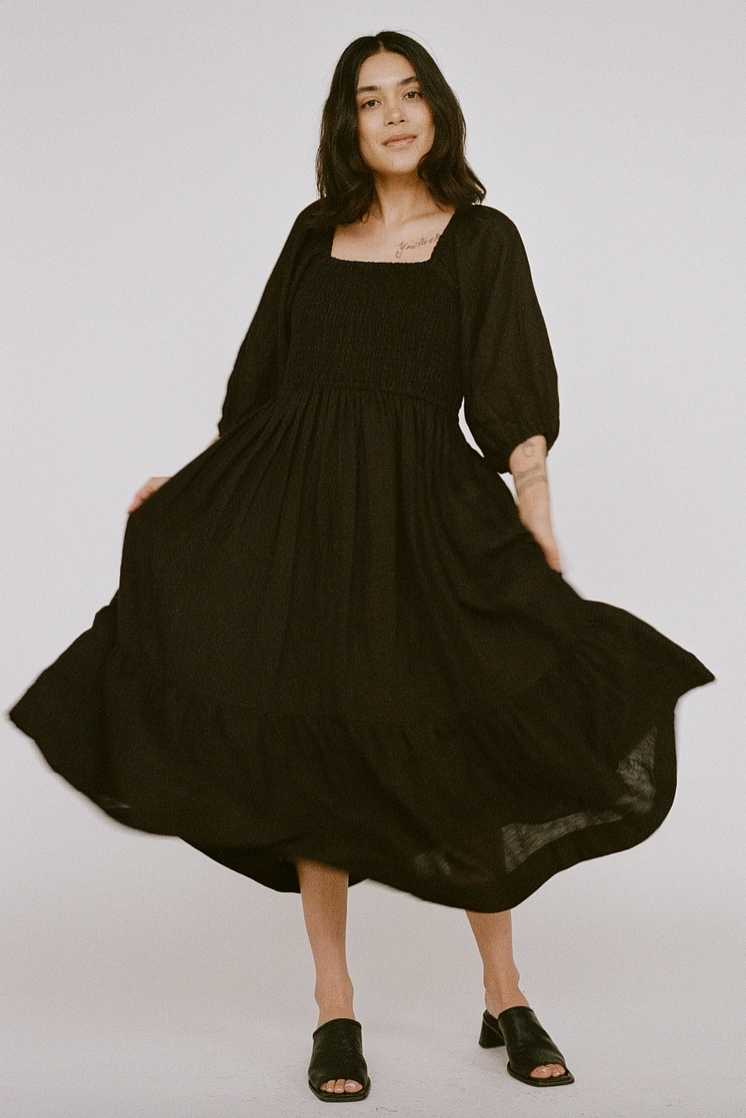 Smocked Bodice Dress