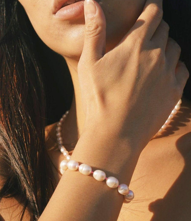 Cluster Pearl Bracelet