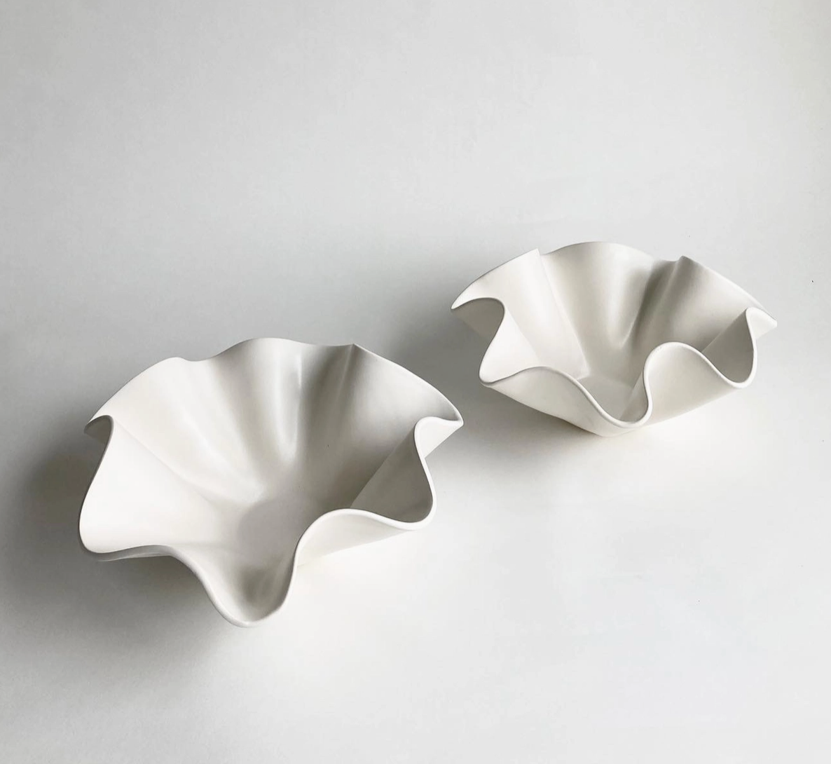 White Handkerchief Trinket Bowl