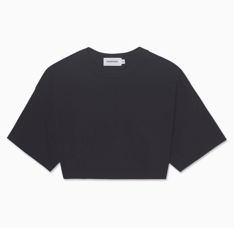 Crop Darted Tee