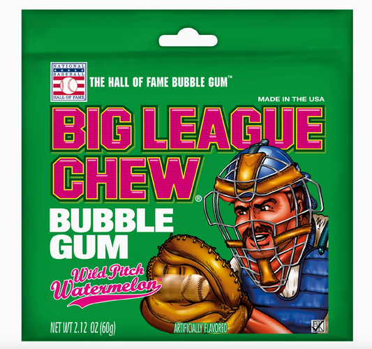 Watermelon Big League Chew Bubblegum