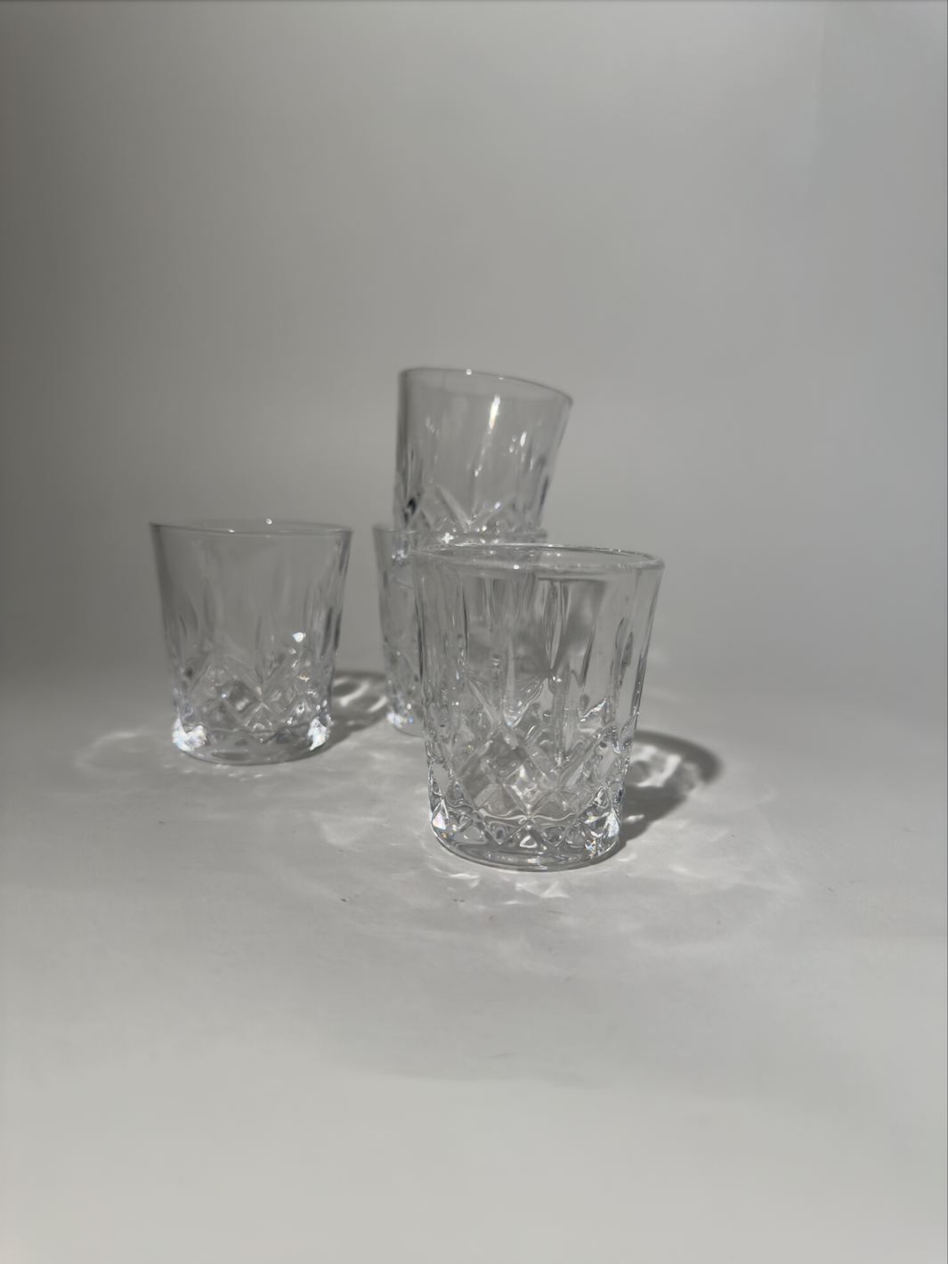 Crystal Cut Shot Glasses