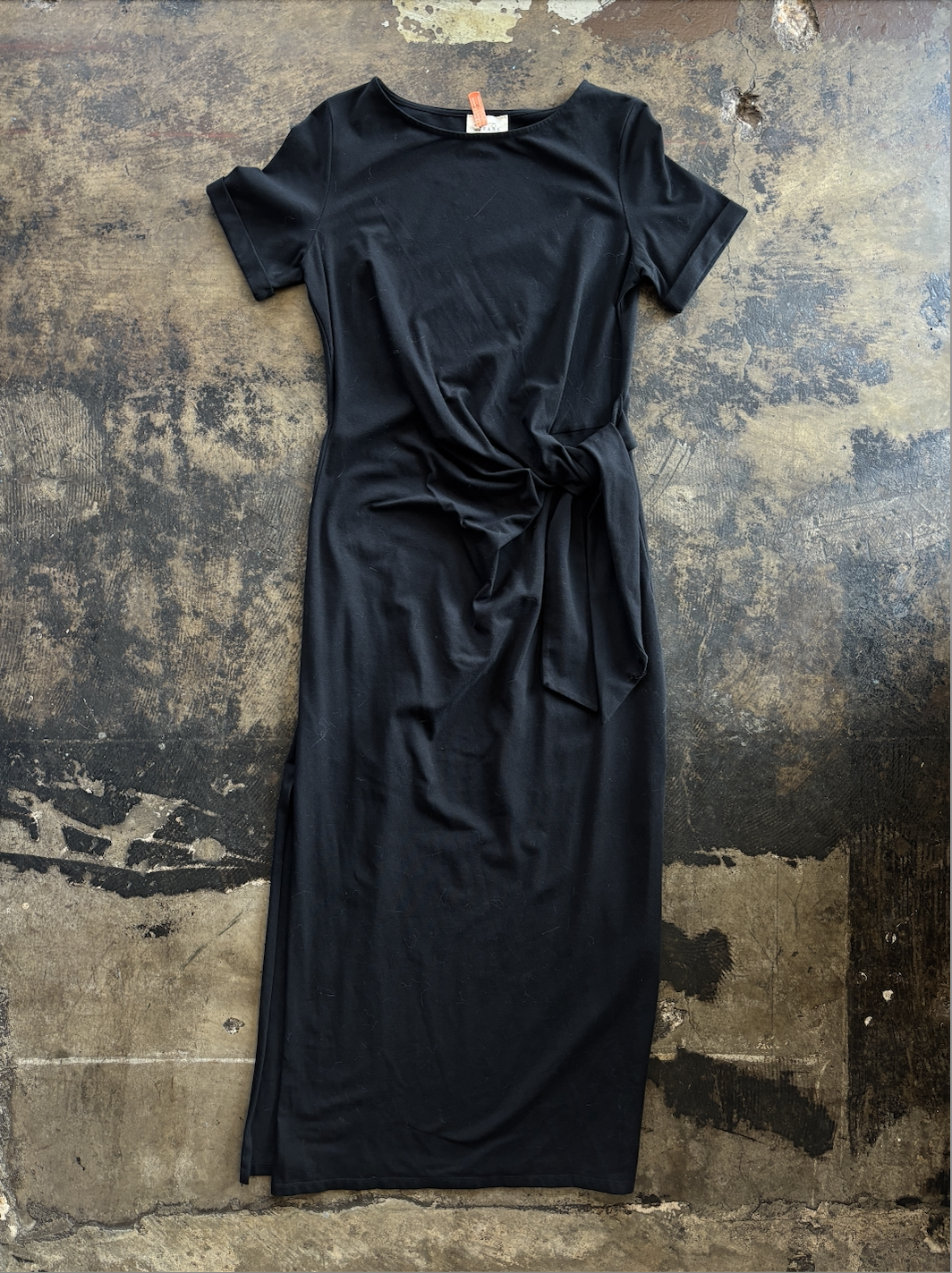 Black Sezane Short Sleeve Dress