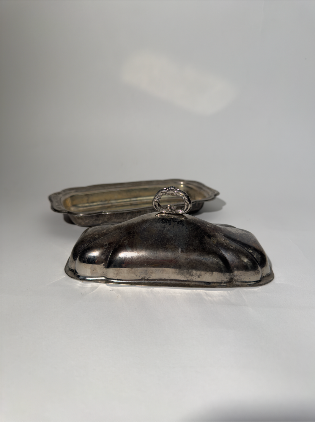 Silver Butter Dish