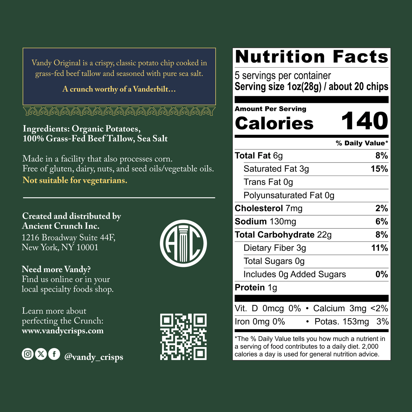 Vandy Crisps- Original