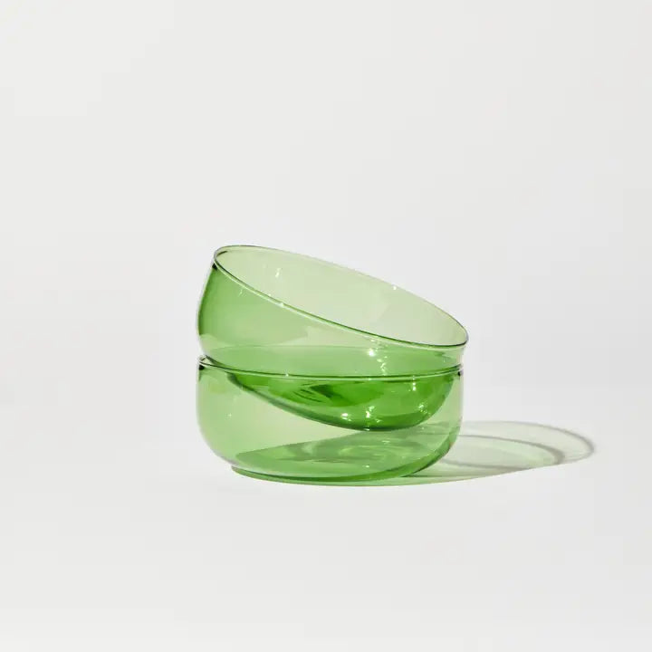 Abracadabra Green Glass Bowl