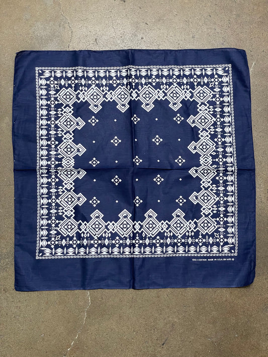 Deadstock Blue Printed Bandana