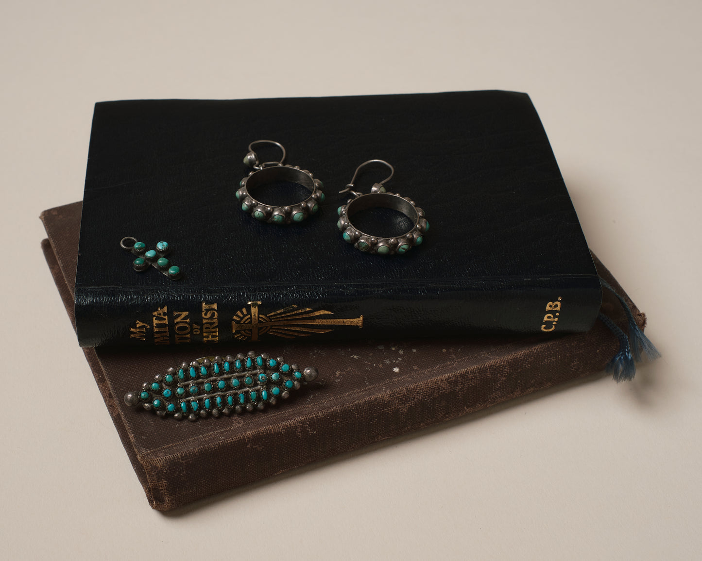 Vintage Turquoise Pin