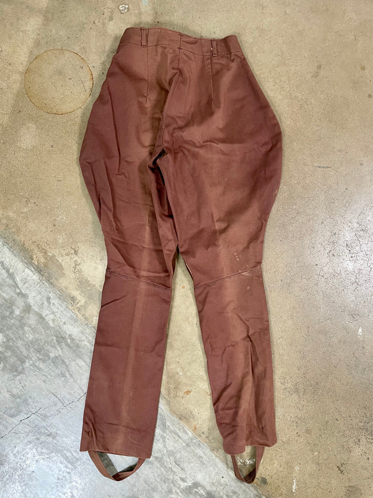 Vintage Brown Stirrup Pants