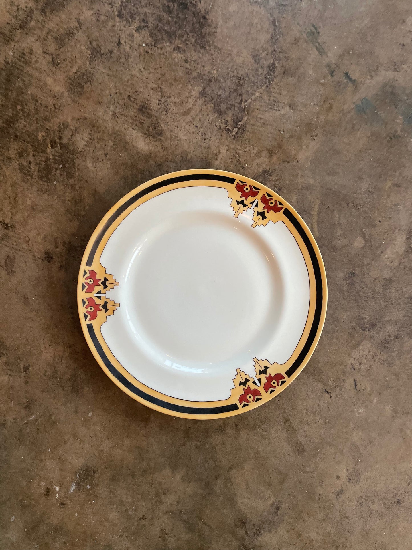 Art Deco Dinner Plate