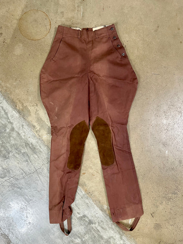 Vintage Brown Stirrup Pants