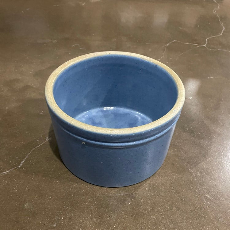 Vintage Blue Ceramic Bowl