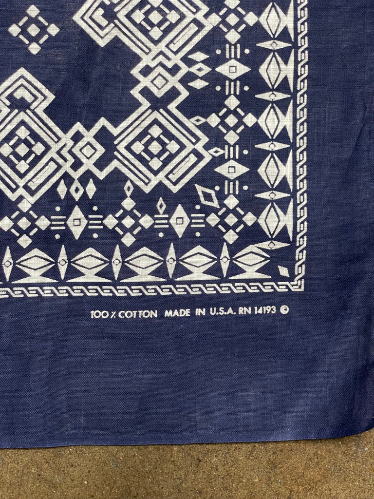 Deadstock Blue Printed Bandana