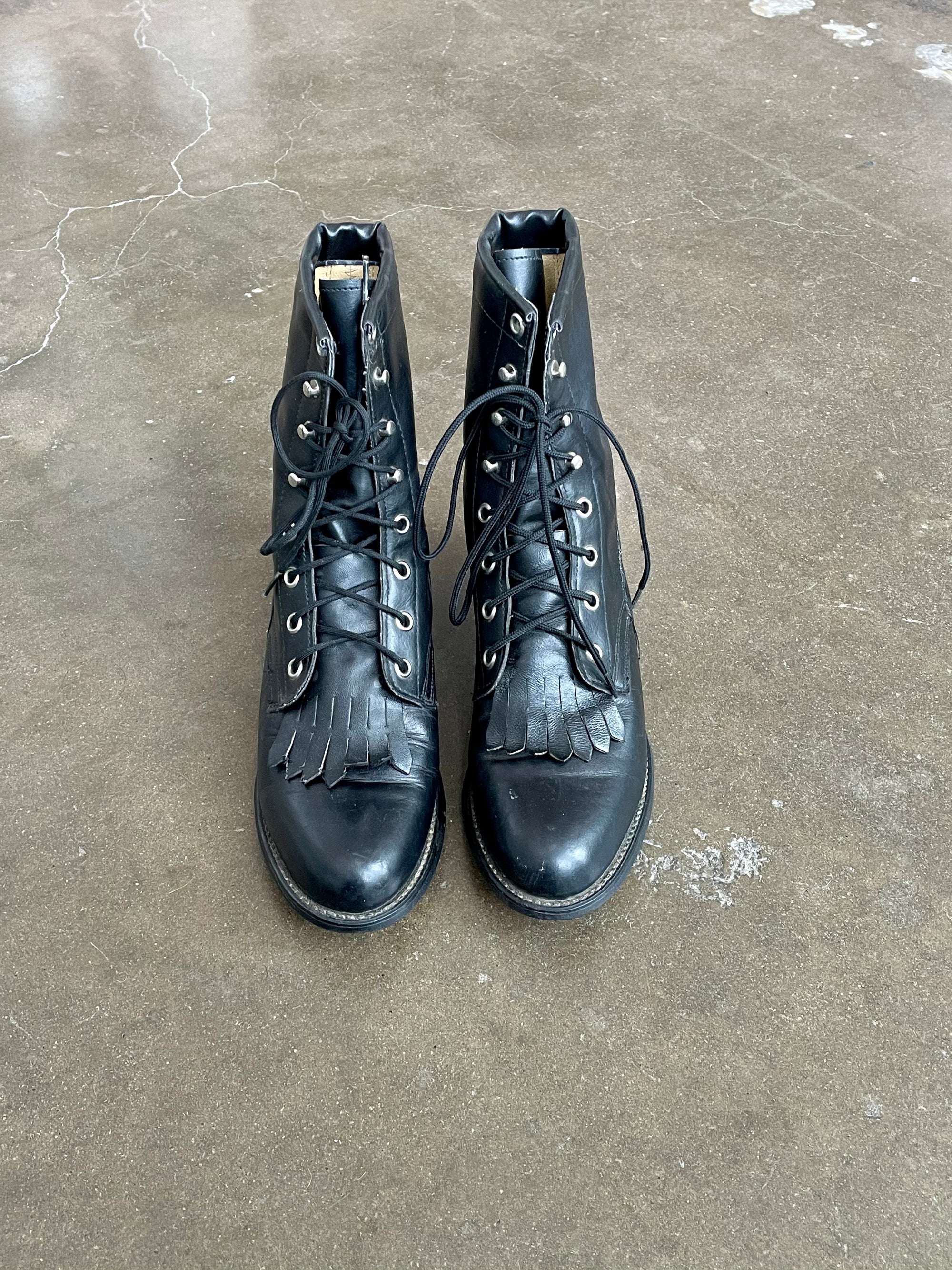 Vintage Black Roy Cooper Boots