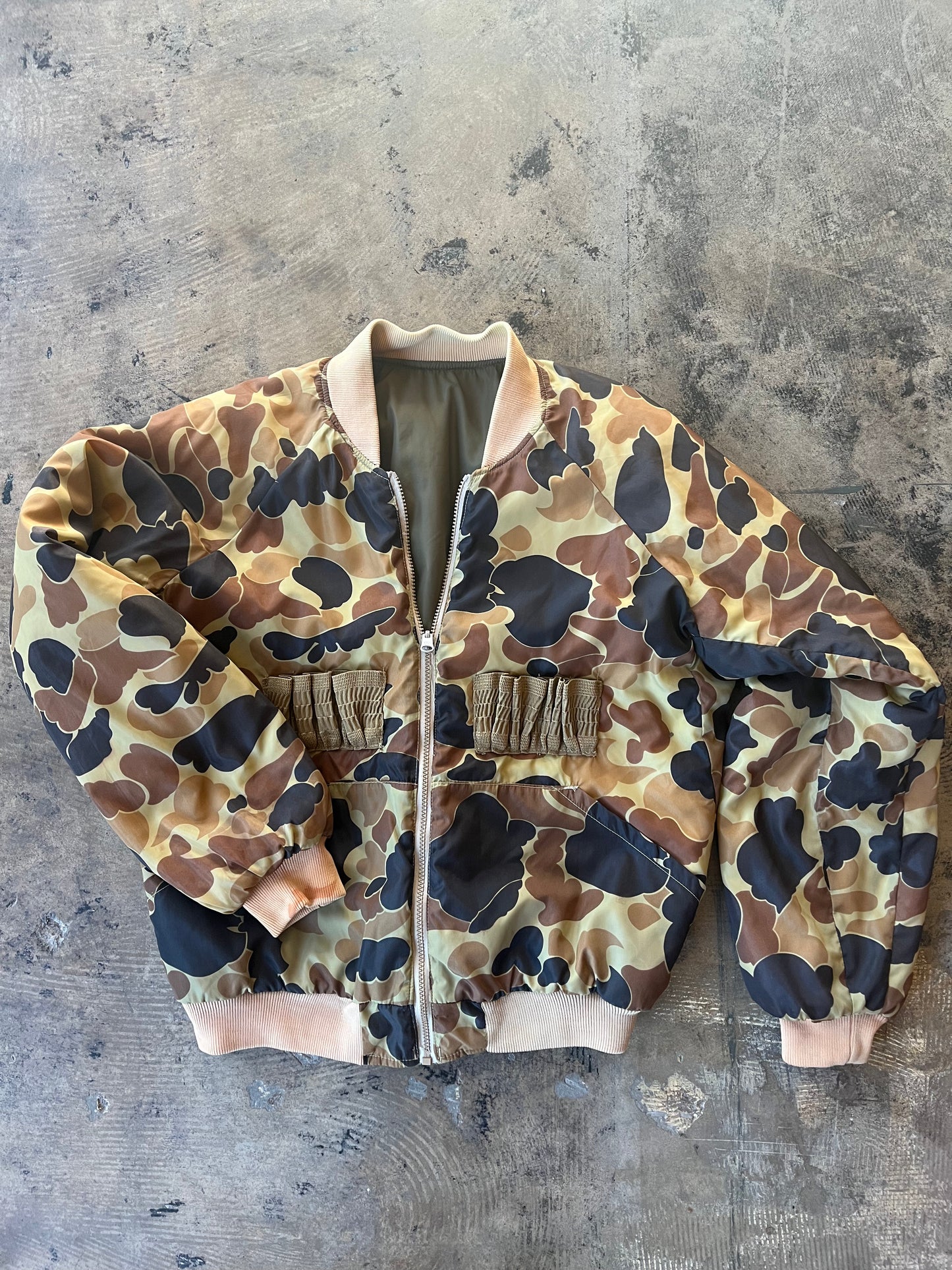 Camo Nylon Hunting Bomber