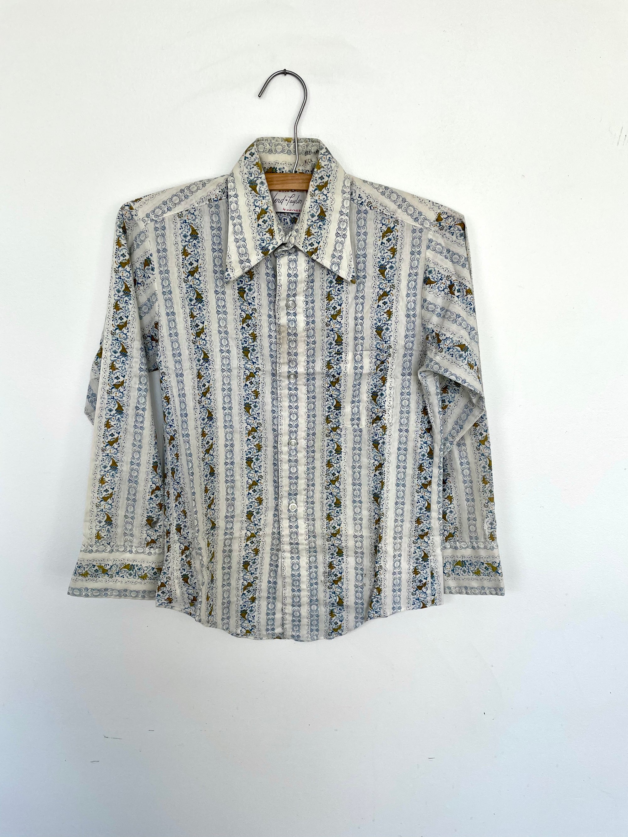 Vintage Lord & Taylor Printed Button Up