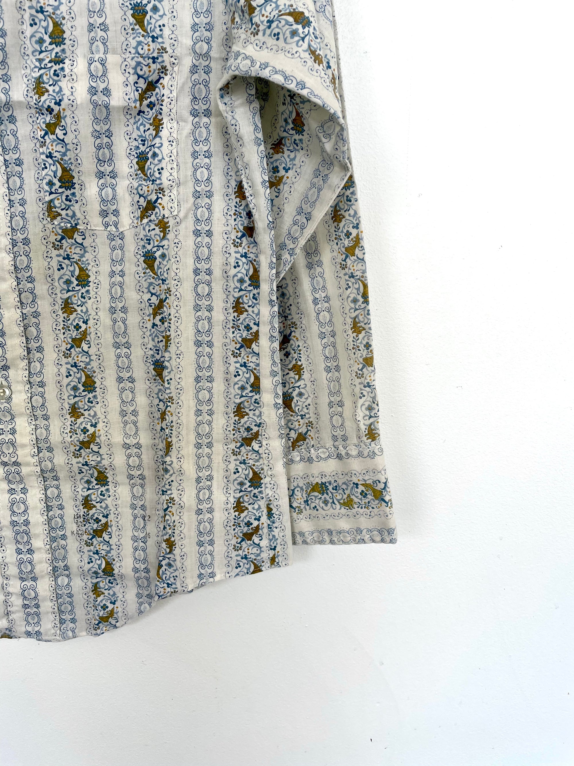 Vintage Lord & Taylor Printed Button Up