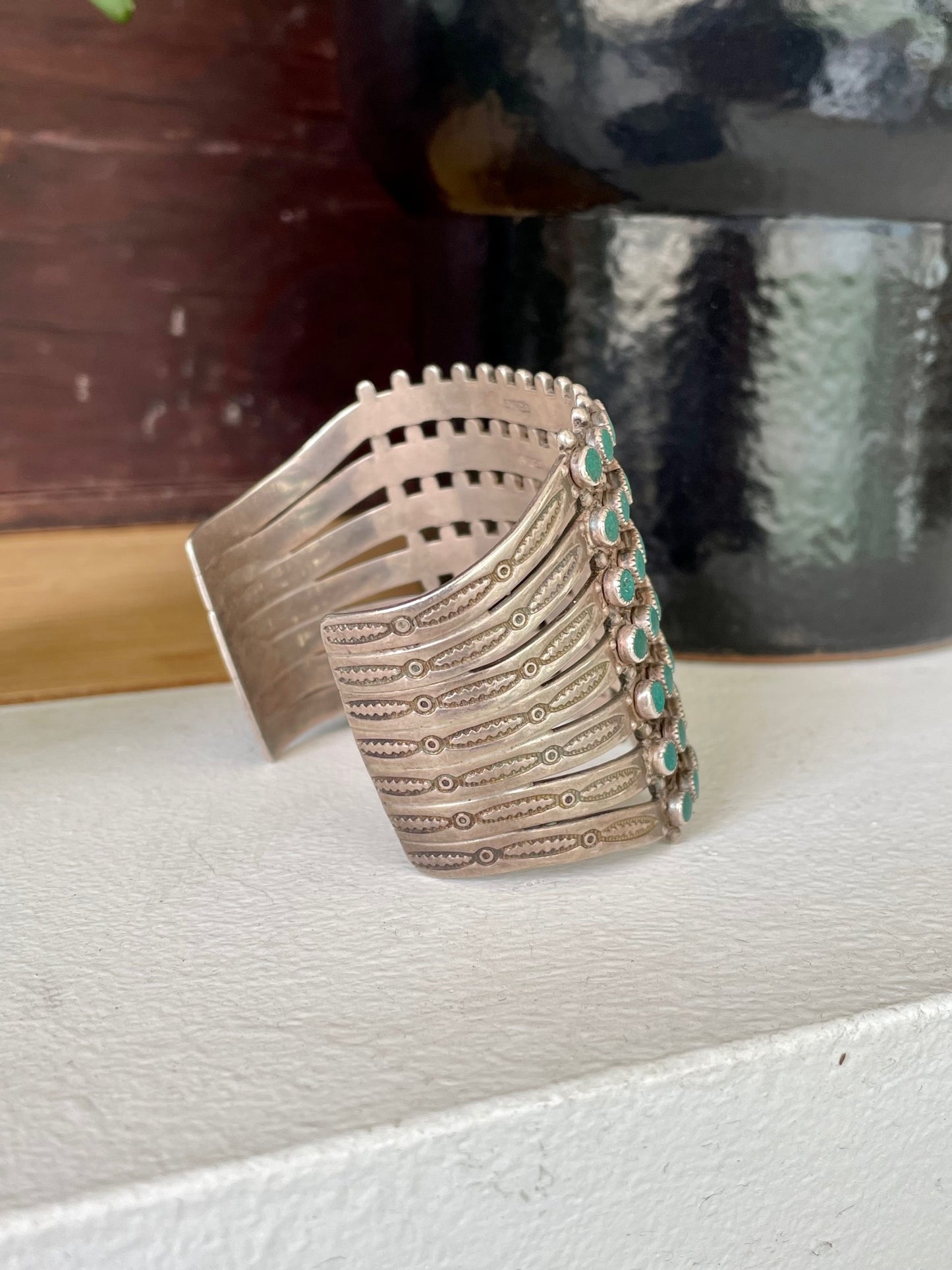 Vintage Zuni Turquoise Cuff