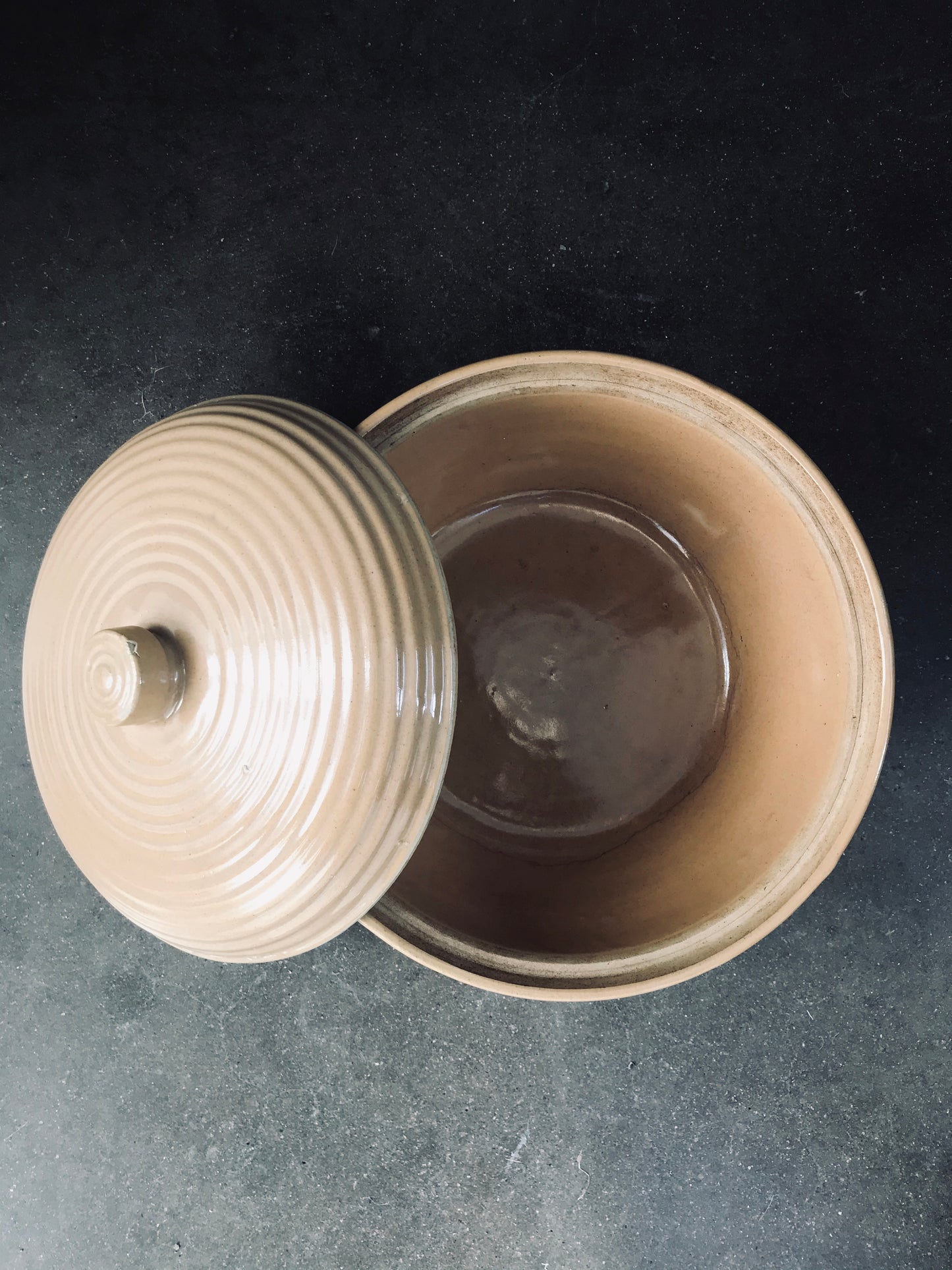 Tan Baking Bowl