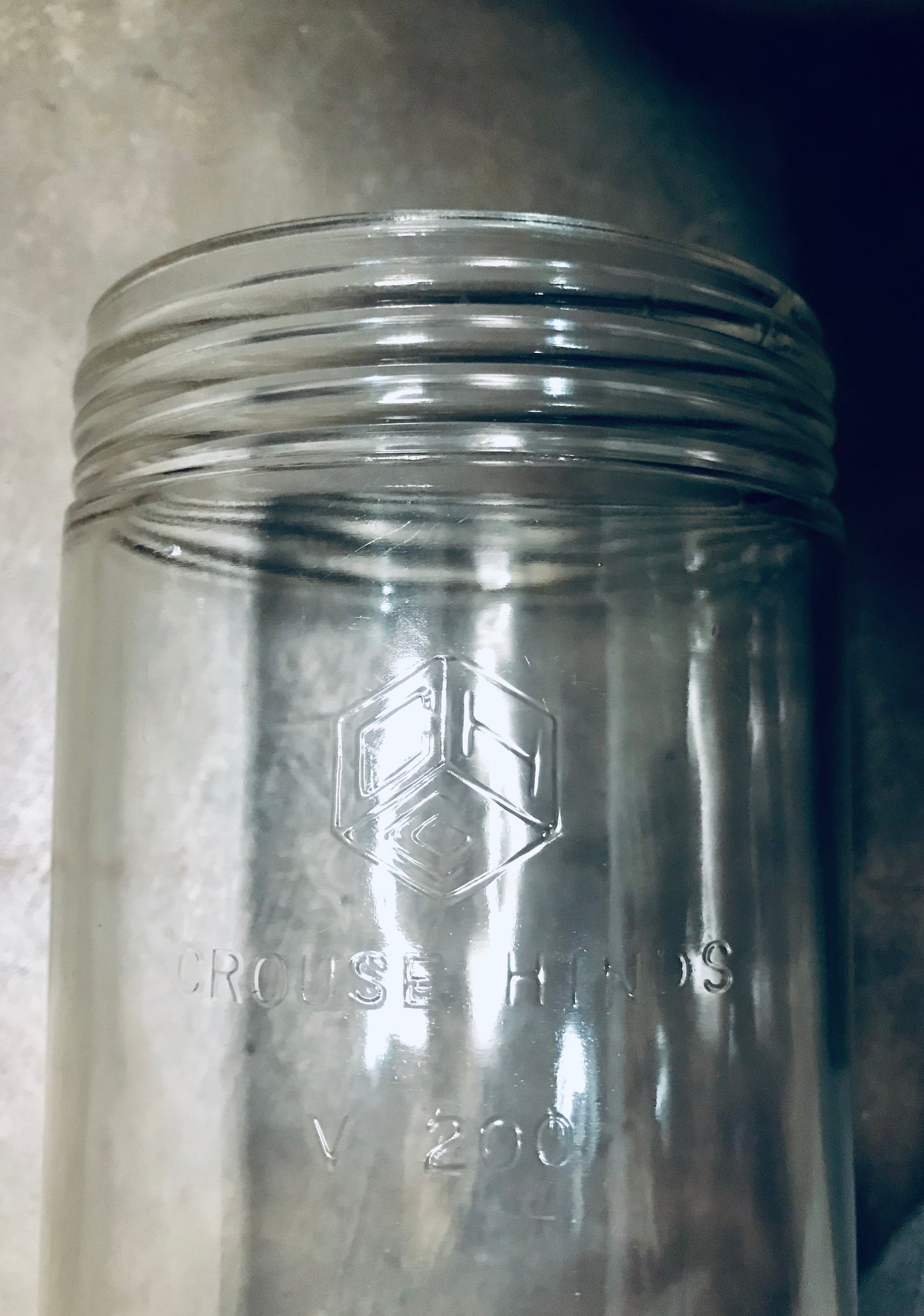 Vintage Industrial Glass Bulb Dome