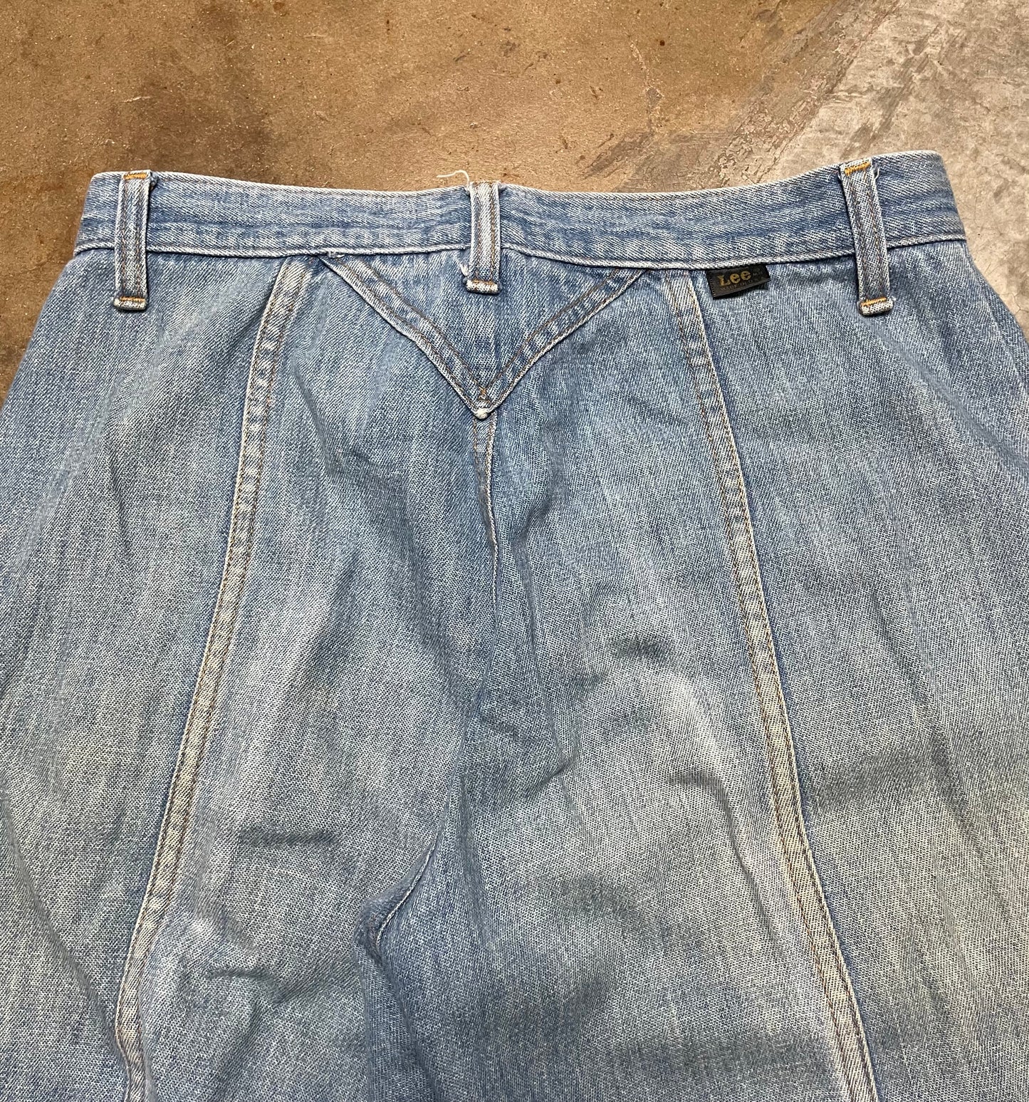 Vintage Women's Lee Chambray Bermuda Shorts