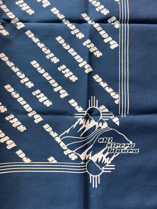 Ski Sierra Blanca Navy Printed Bandana