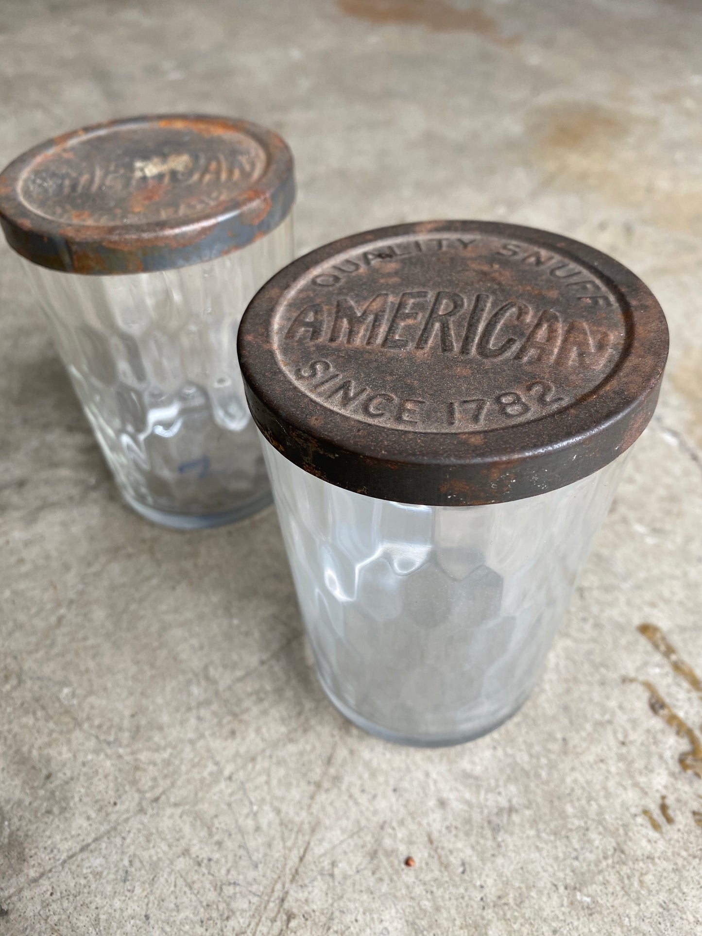 Set of 2 Snuff Jars