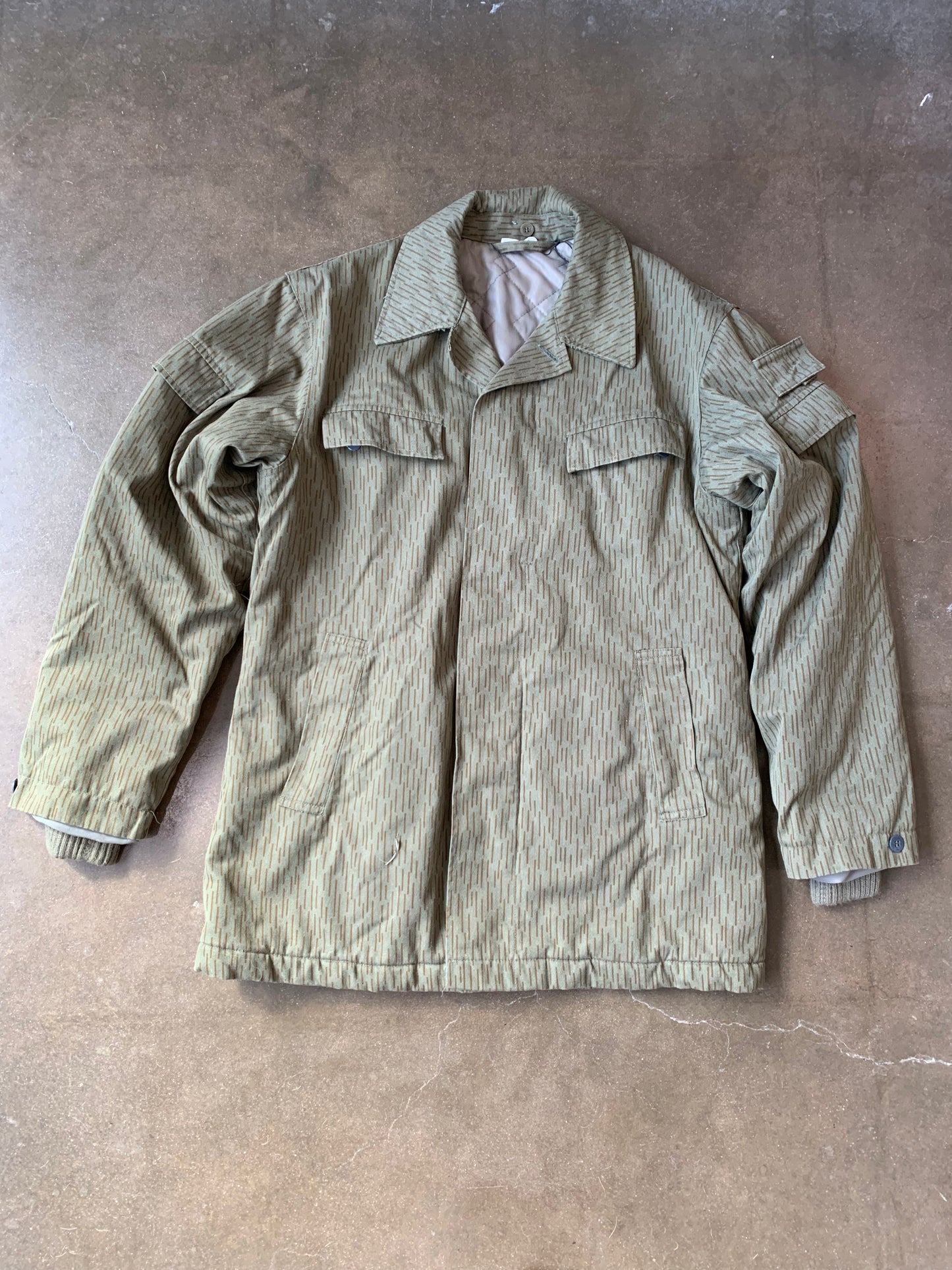 Vintage German Military Issue Raindrop Camo Jacket