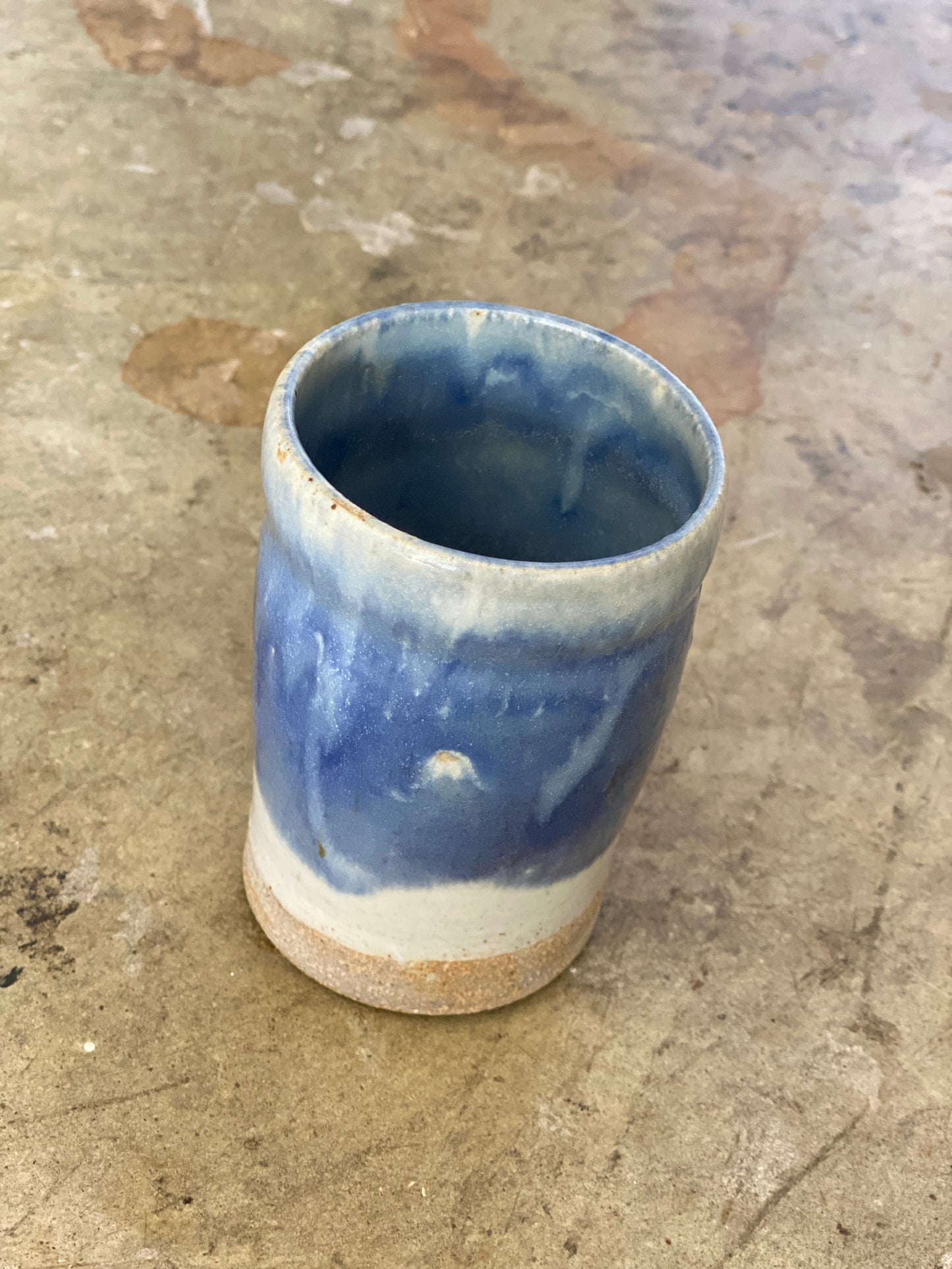 Blue and White Ceramic Vase