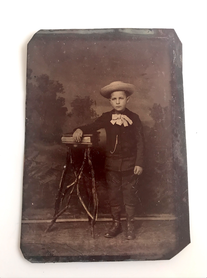 Little Boy Tin Type