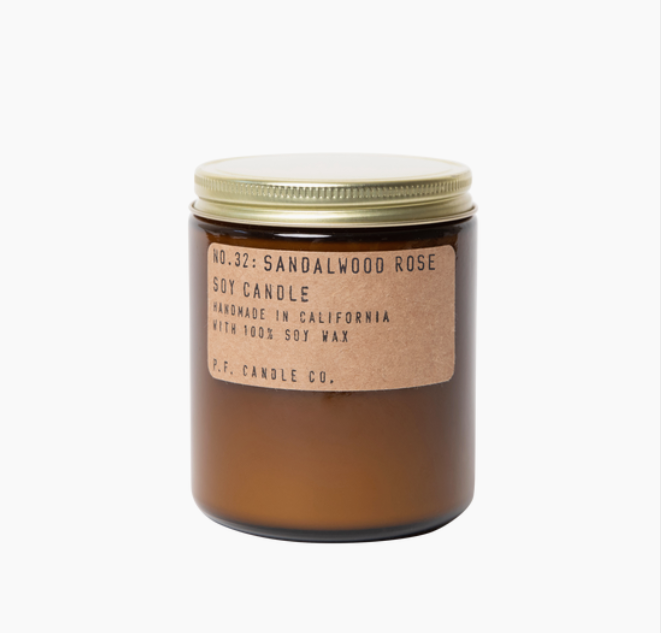 Sandalwood Rose Soy Candle