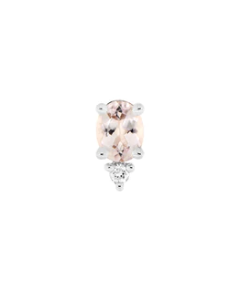 Modern Mood Morganite Pippa Diamond 14k WG