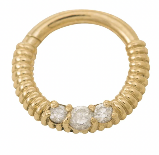 Tawapa Daybreak Opal Seam Ring 9.5mm 16g