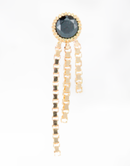 Caitlin 3 Kronos Chain CZ Threadless End