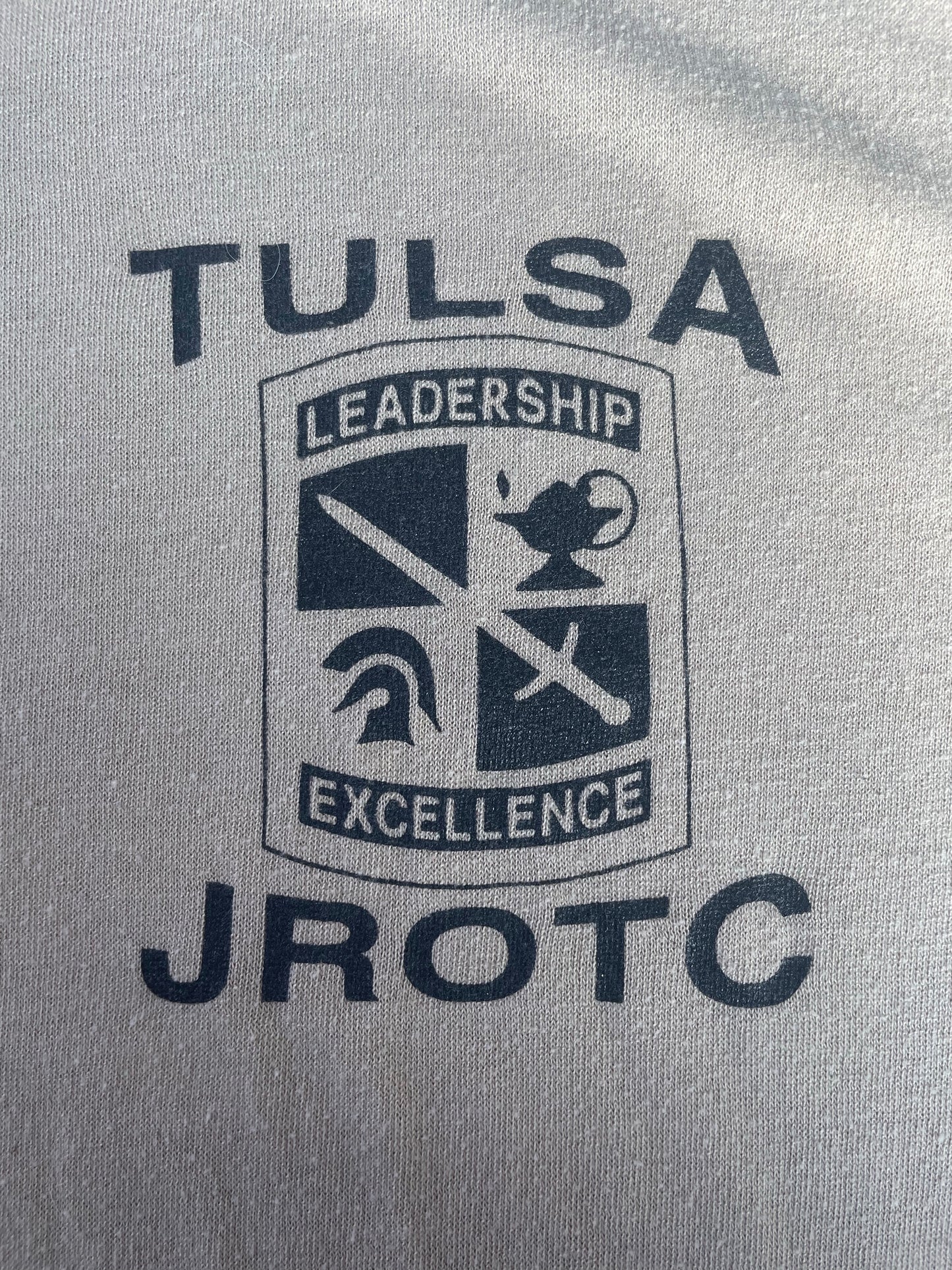Vintage Beige Tulsa JROTC Tee