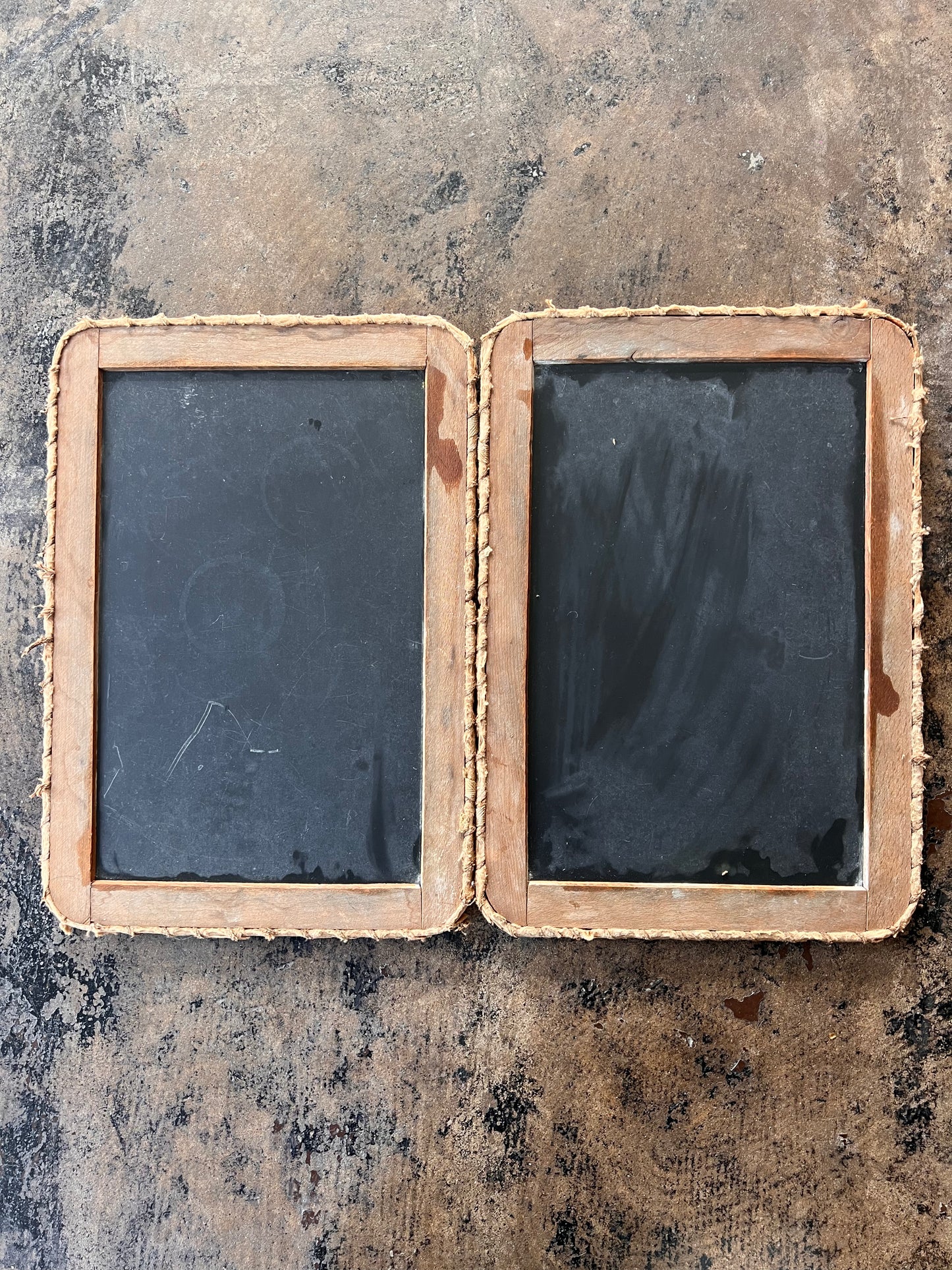 Wood Trim Folding Chalkboard